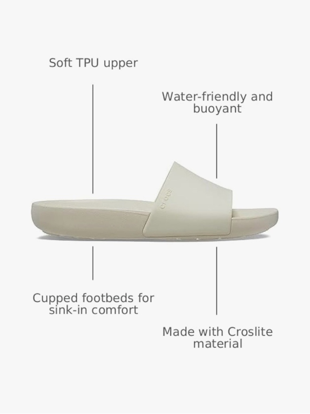 Crocs Women’s Splash Slides Sz 5